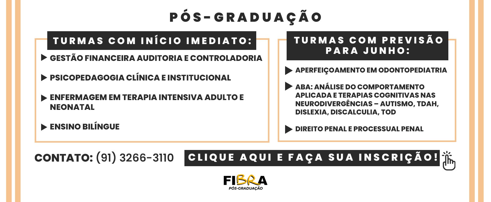 Cursos junho 2026
