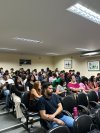 Ministro da Angola, Artur Gunza, palestra para alunos de Direito da Fibra
