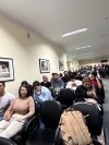 Ministro da Angola, Artur Gunza, palestra para alunos de Direito da Fibra