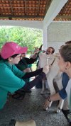 Prática de Semiologia Veterinária no projeto Educativo Agro + Perto