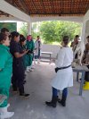 Prática de Semiologia Veterinária no projeto Educativo Agro + Perto