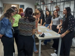 Hall da SEMAS Sede é palco ação educativa promovida pelos discentes do curso de Medicina Veterinária da Fibra