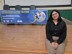 Aluna de Veterinária apresenta trabalho no XXX Seminário do PIBIC