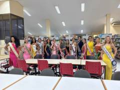 Rainha das Rainhas 2026: candidatas visitam o Centro Universitário Fibra