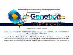 Alunas da Iniciação Científica apresentam trabalho no Congresso Internacional da Sociedade Brasileira de Genética 2025